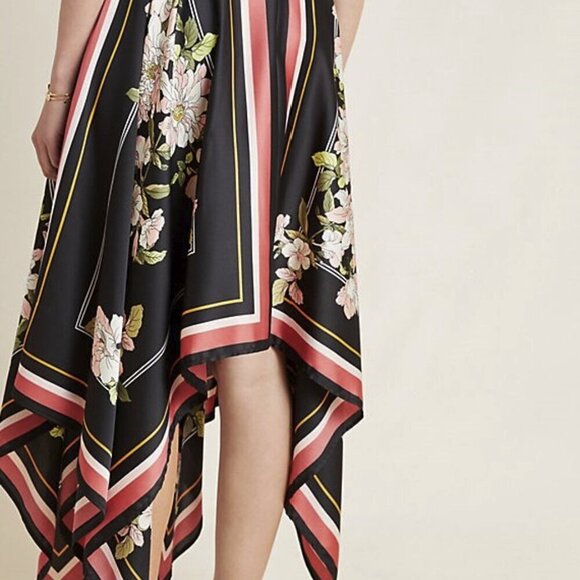 NWT Anthropologie Jacqueline Asymmetrical Midi Skirt by ISLA MAUDE​ - Picture 4 of 8